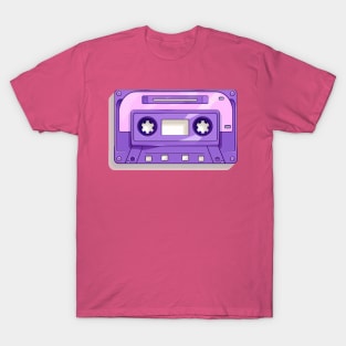 Purple cute tape cassette T-Shirt